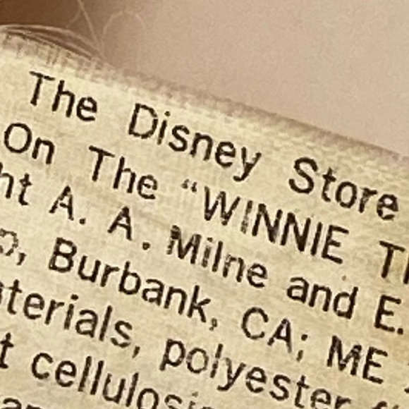 2 Vintage Disney Store Winnie the Pooh  belly rattle PLUSH McDonalds Toy mini - Picture 10 of 16